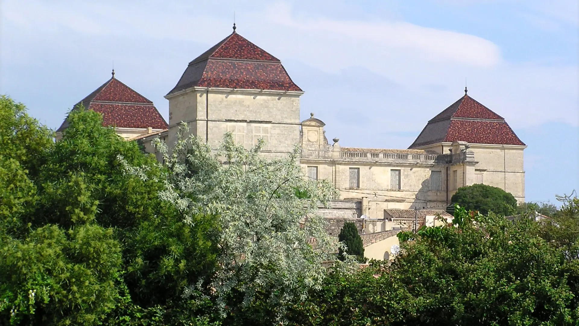 Le Château de Castries, un site historique remarquable près de la Villa Occitane et du Domaine de Bacchus.