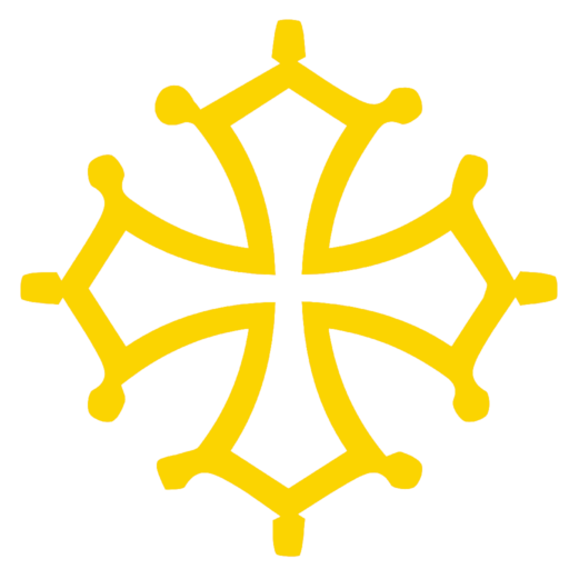 Logo de la Villa Occitane, hébergement au cœur du Domaine de Bacchus, symbole de l'Occitanie.